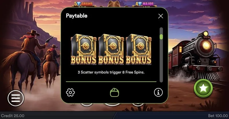 Gold Train Heist - byrjað á Hold and Win umferð með mynt